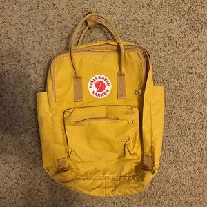 Yellow Kanken backpack